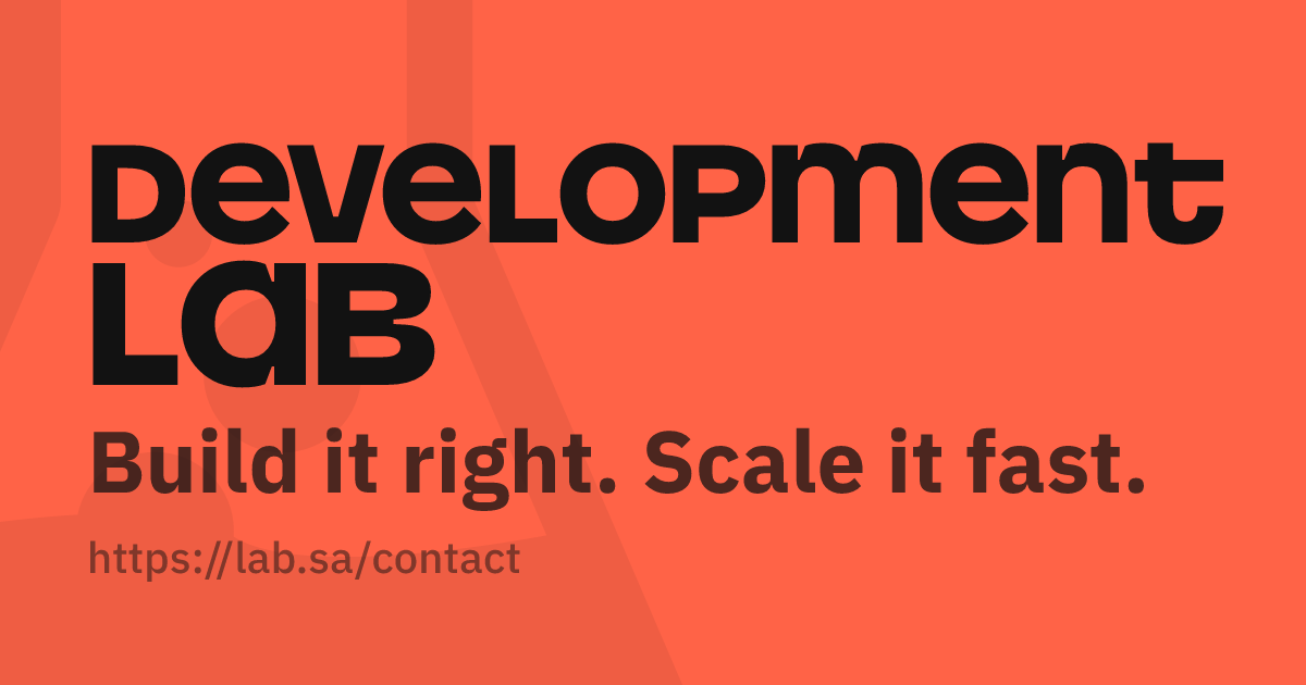 DevelopmentLAB: Build it right. Scale it fast.